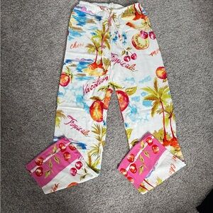 Tropical vacation pants